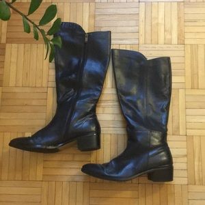 Django and Juliette Black Leather Boots